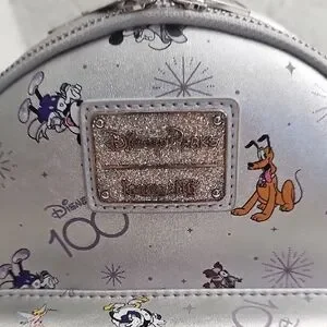 Disney Silver Starry Backpack Disney | Bags | Disney Silver Starry Backpack | Poshmark main image 2